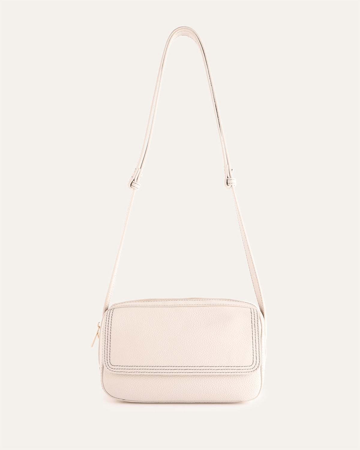 WASHINGTON CROSSBODY BAG MILK WHITE LEATHER