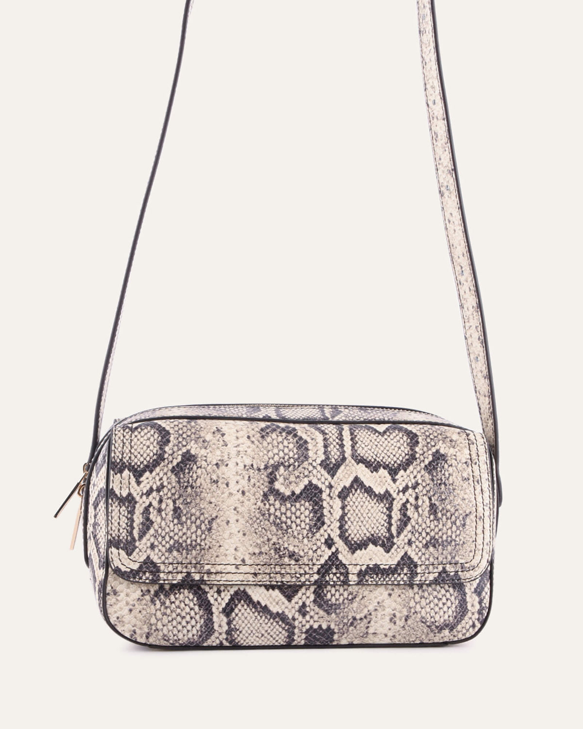 WASHINGTON CROSSBODY BAG SNAKE PRINT LEATHER