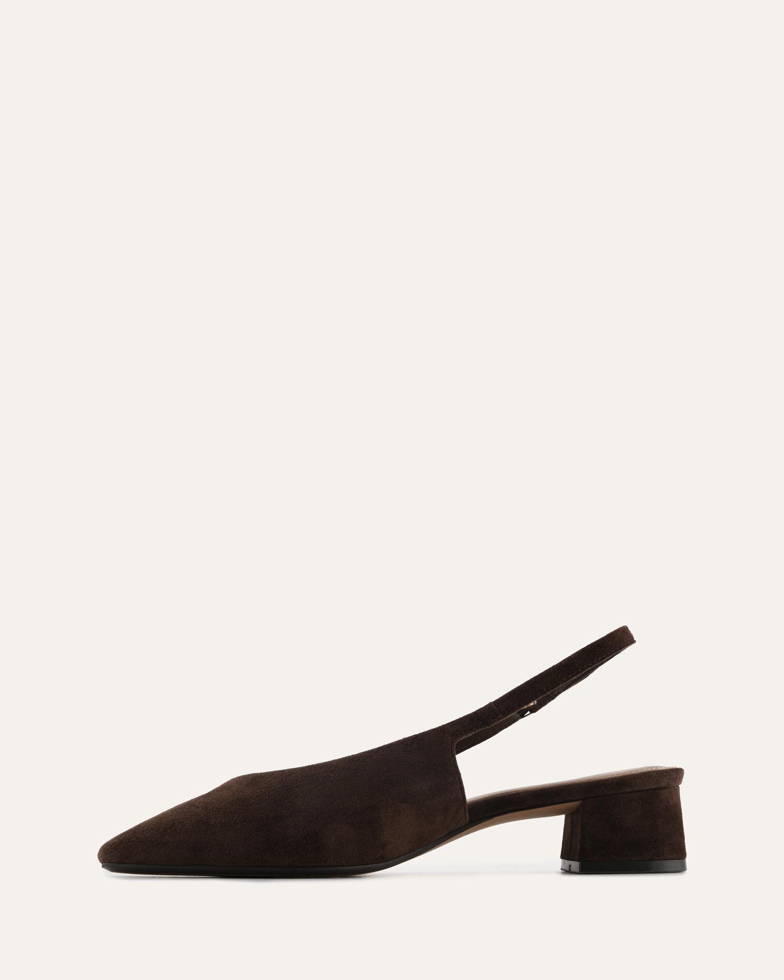 WELLA LOW HEELS CHOCOLATE SUEDE image