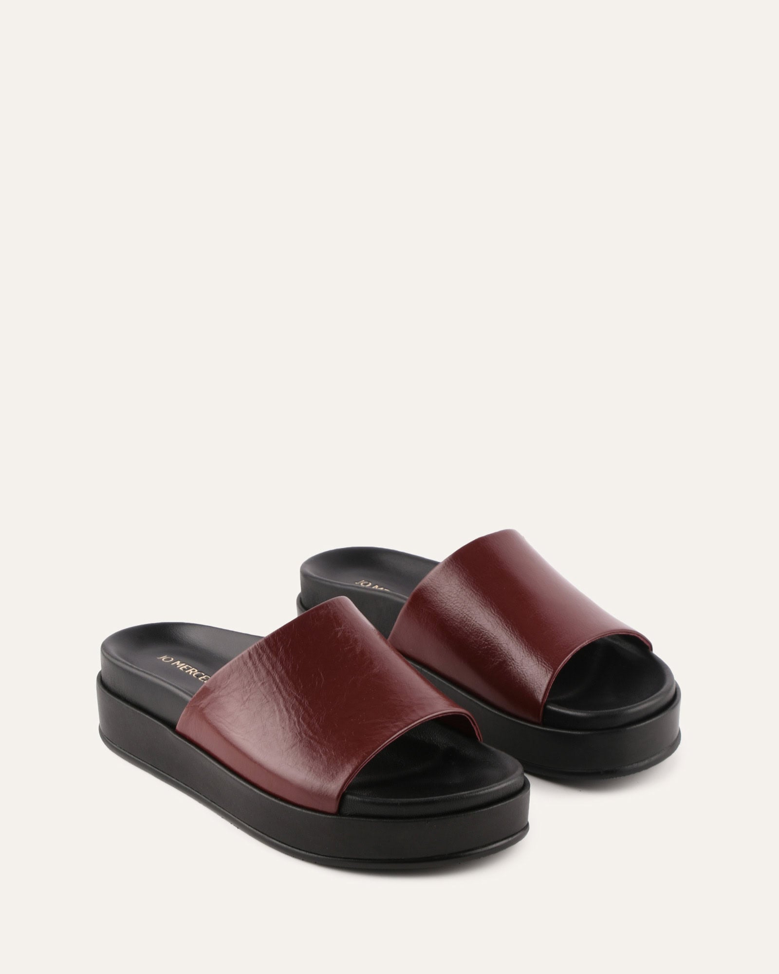 WESLEY FLAT SANDALS MULBERRY LEATHER image