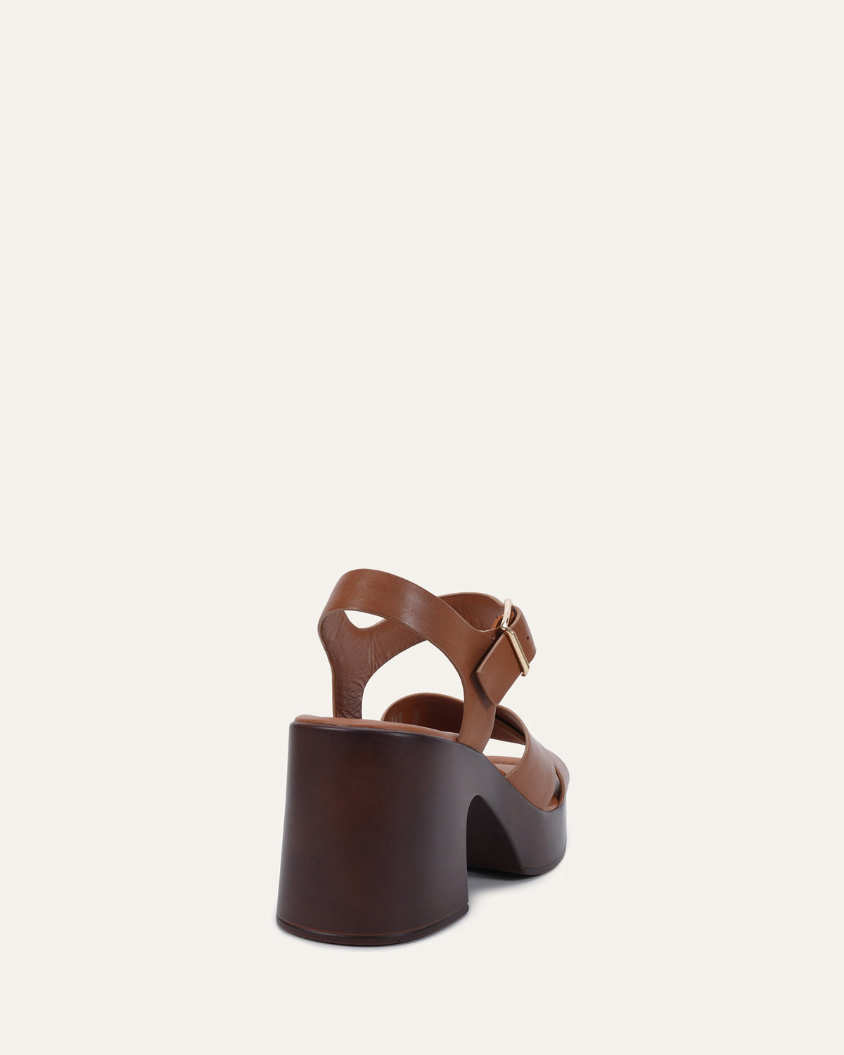 WILMA MID HEEL SANDALS TUSCAN TAN LEATHER