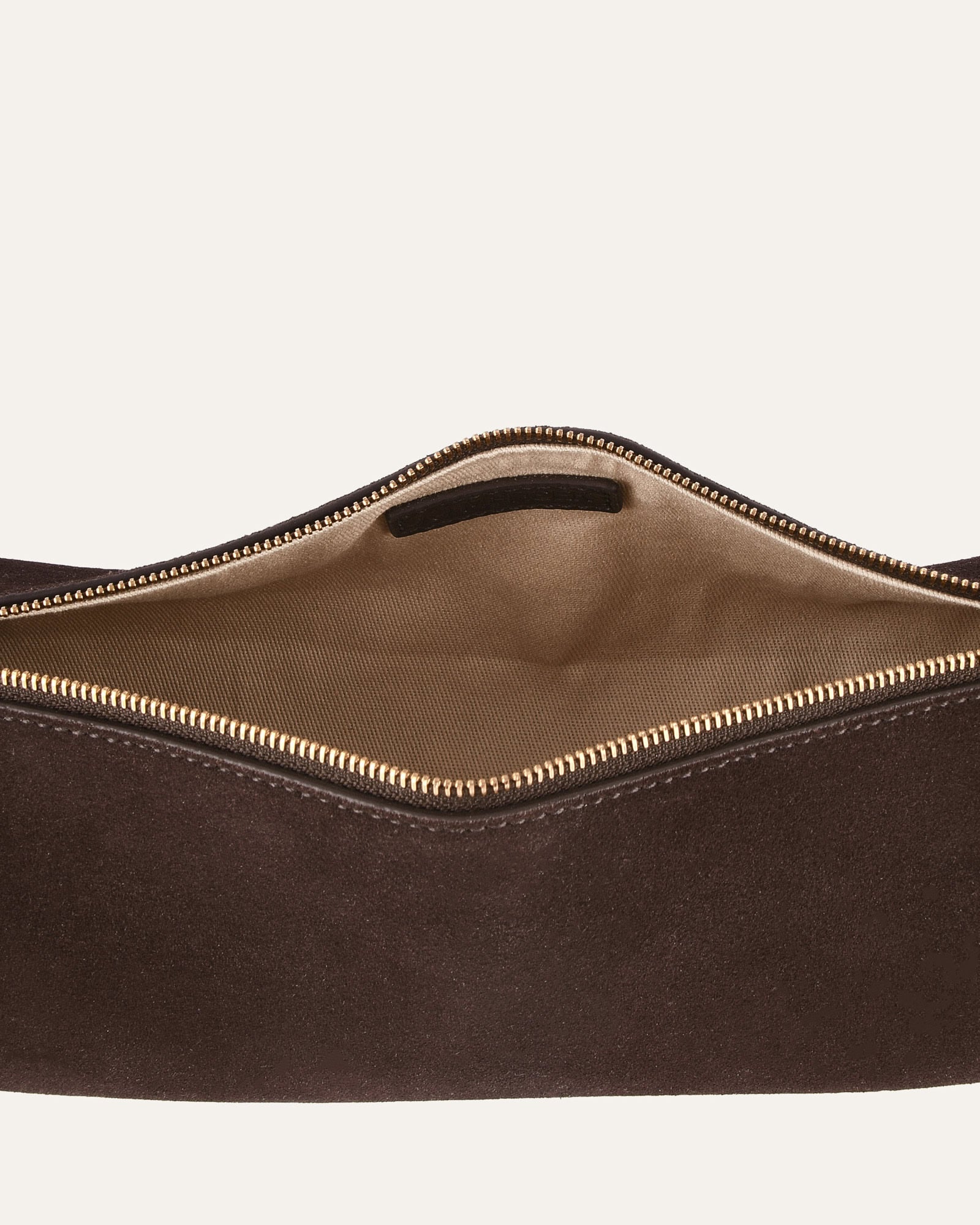 WINFREY SHOULDER BAG BITTER CHOC SUEDE image