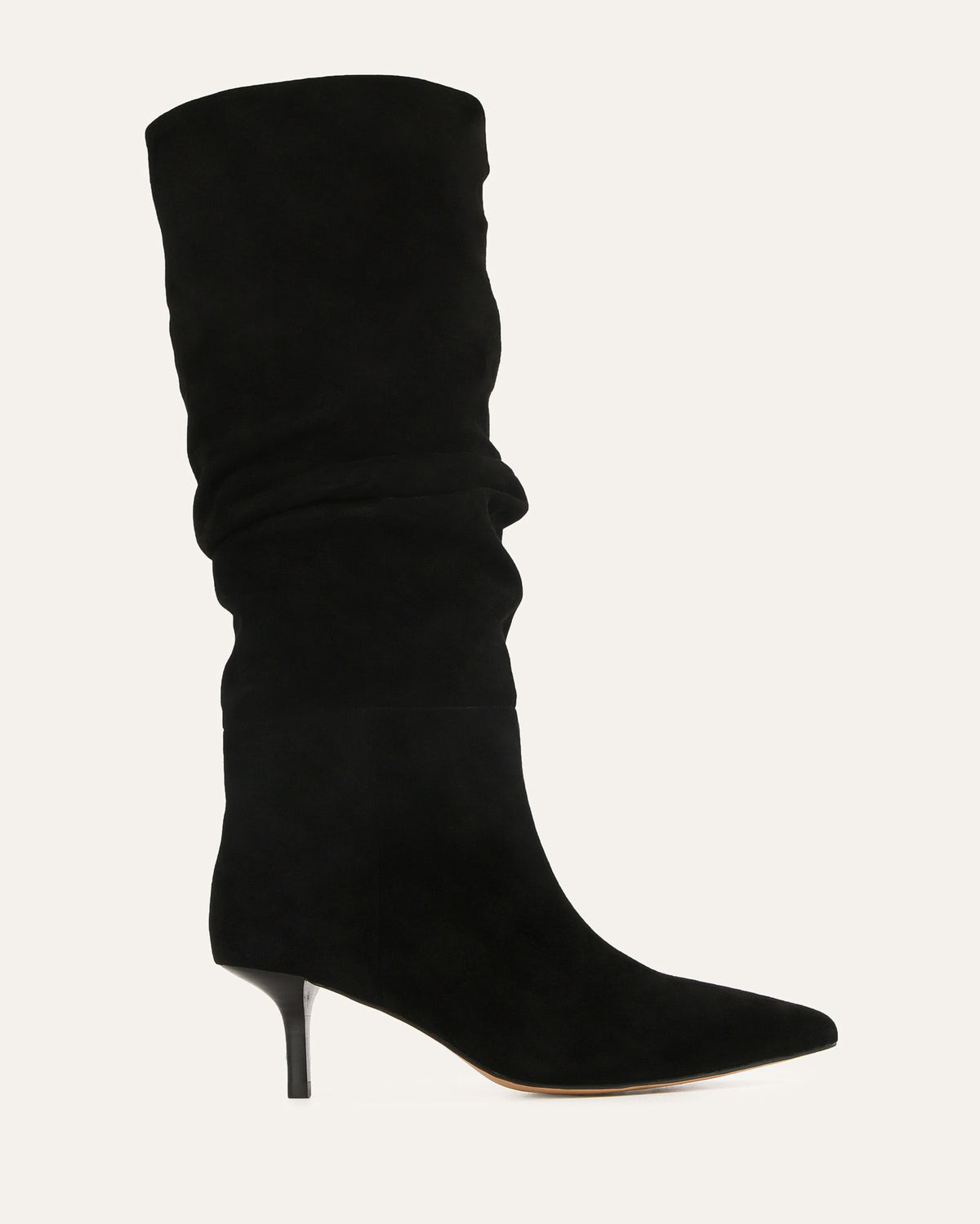 WINSLOW KNEE BOOTS BLACK SUEDE