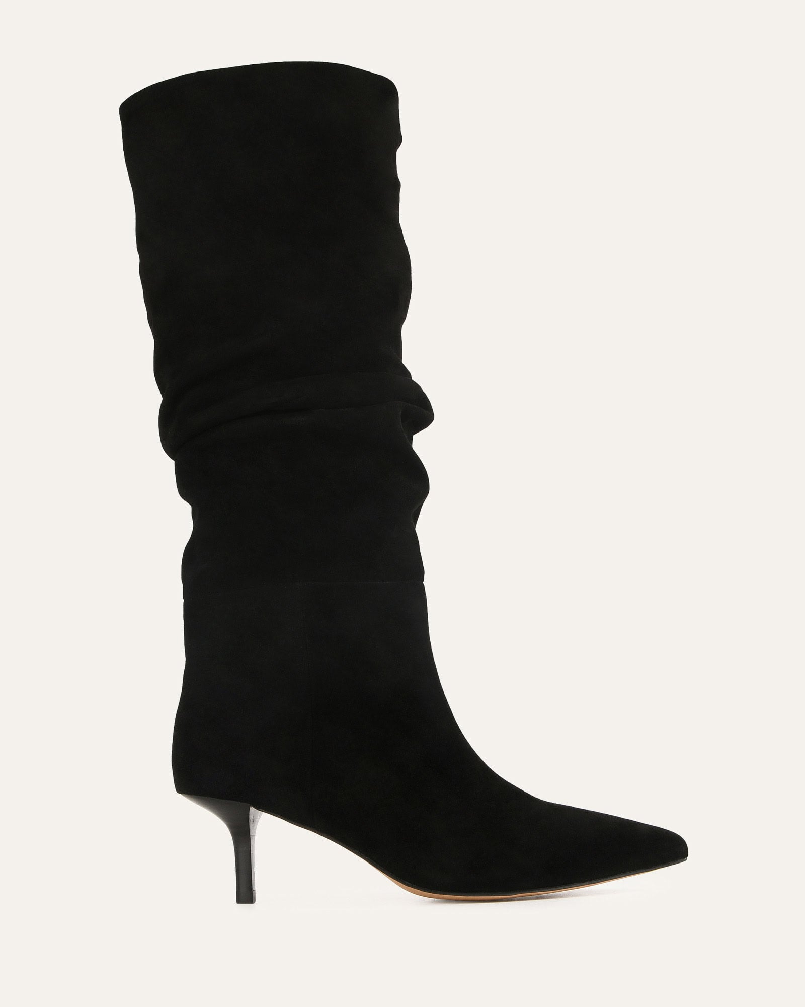 WINSLOW KNEE BOOTS BLACK SUEDE image