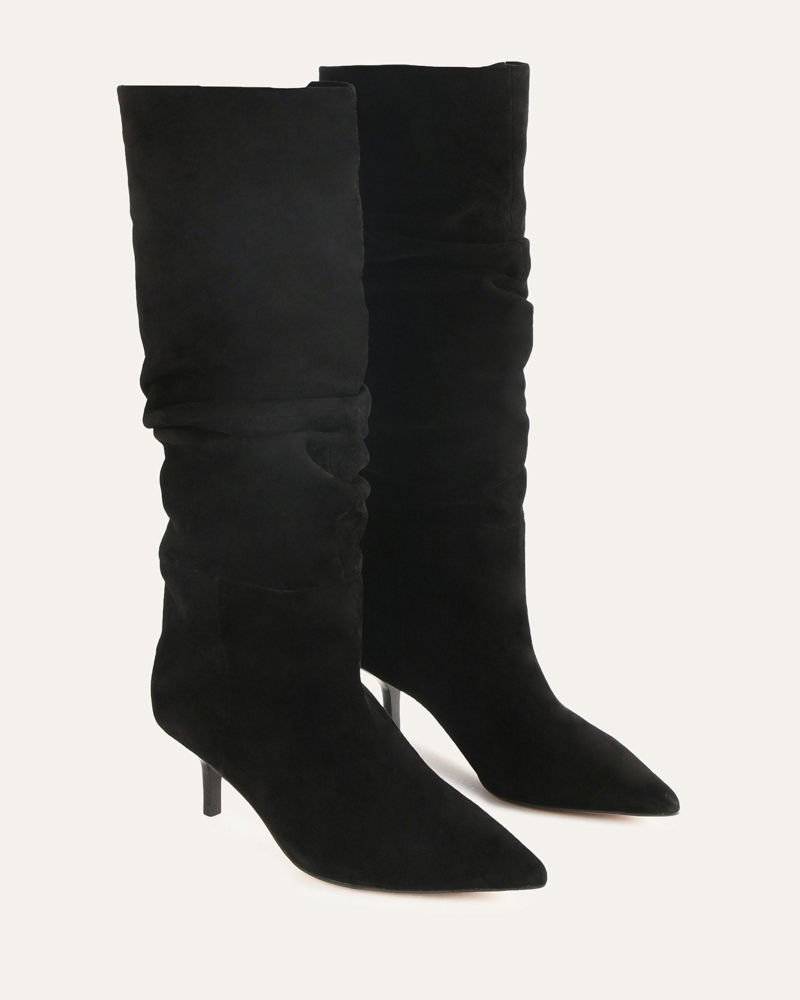 WINSLOW KNEE BOOTS BLACK SUEDE image