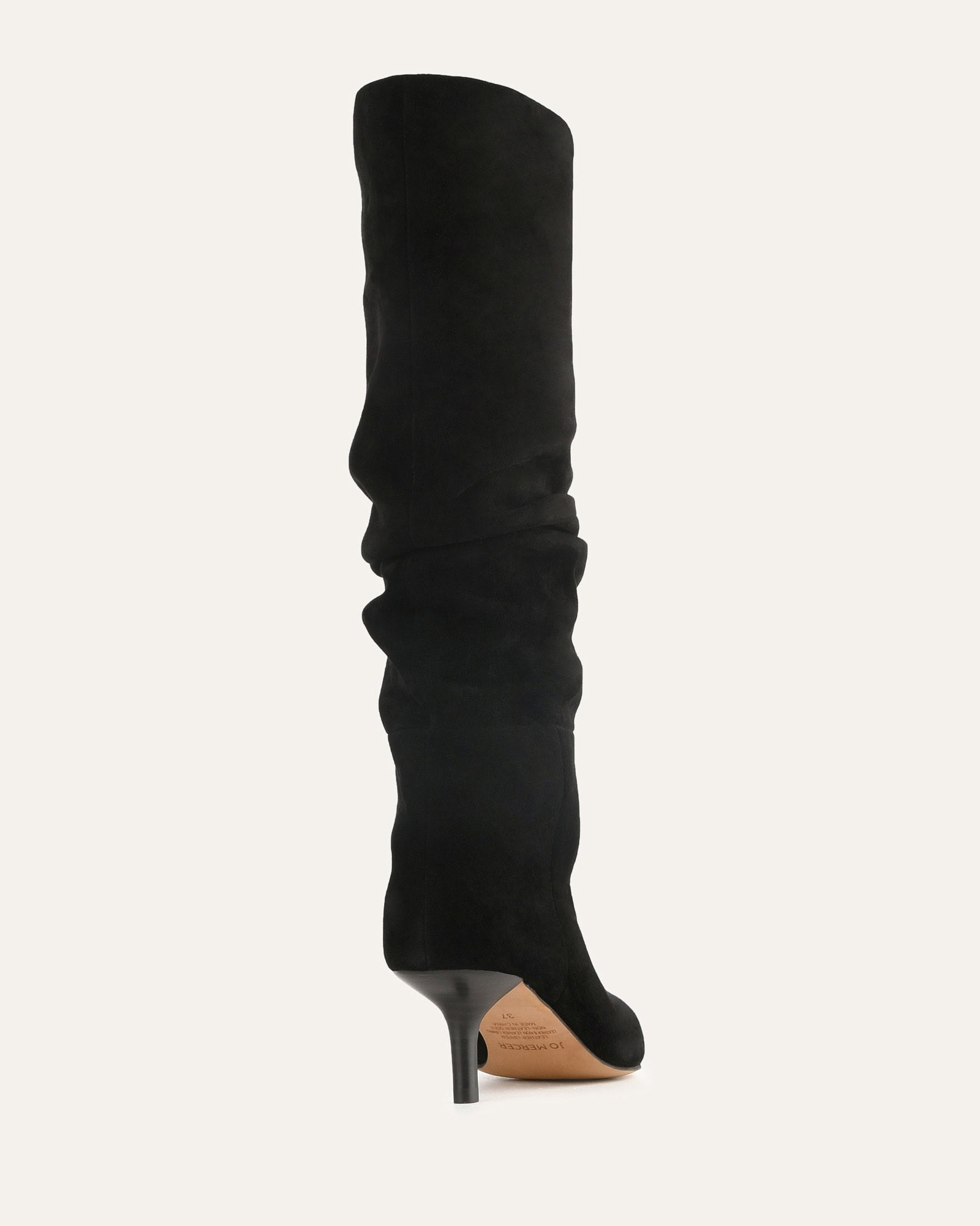 WINSLOW KNEE BOOTS BLACK SUEDE image