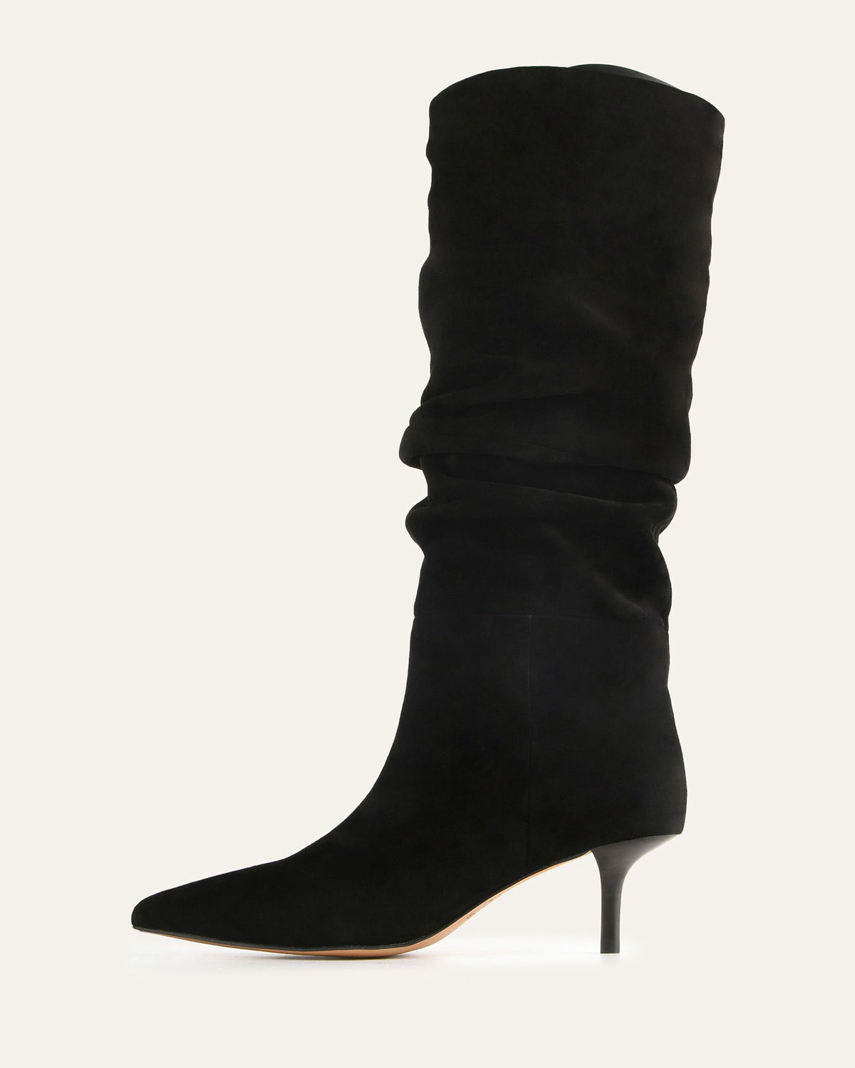 WINSLOW KNEE BOOTS BLACK SUEDE