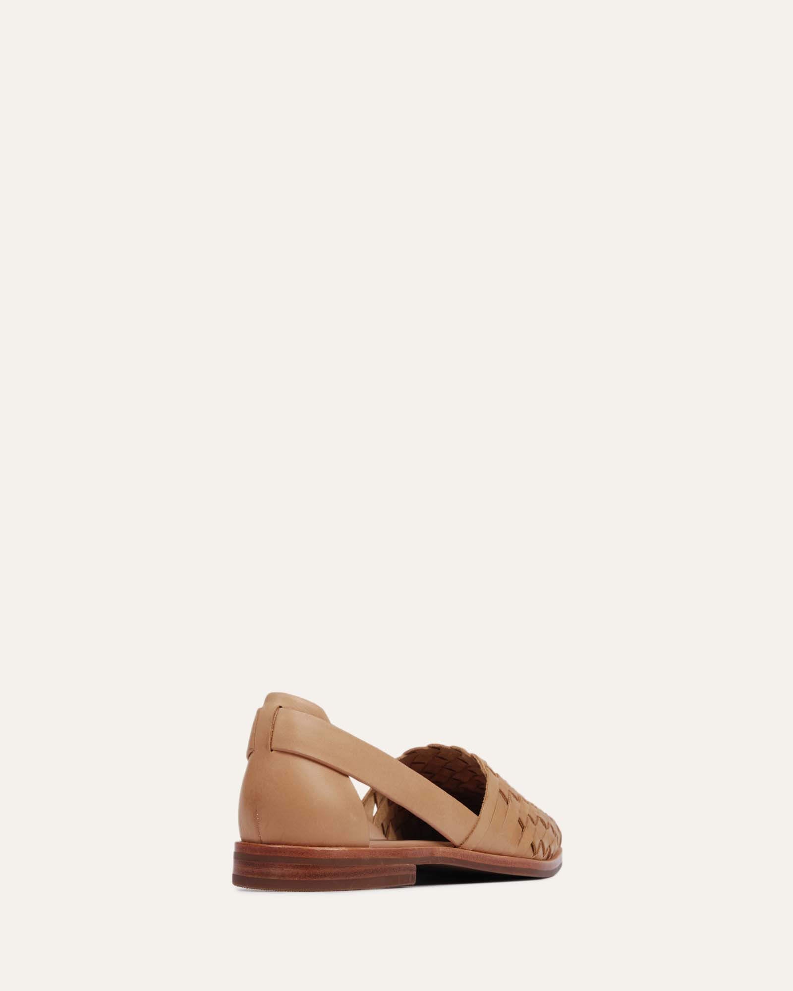 WISDOM CASUAL FLATS TAN LEATHER image