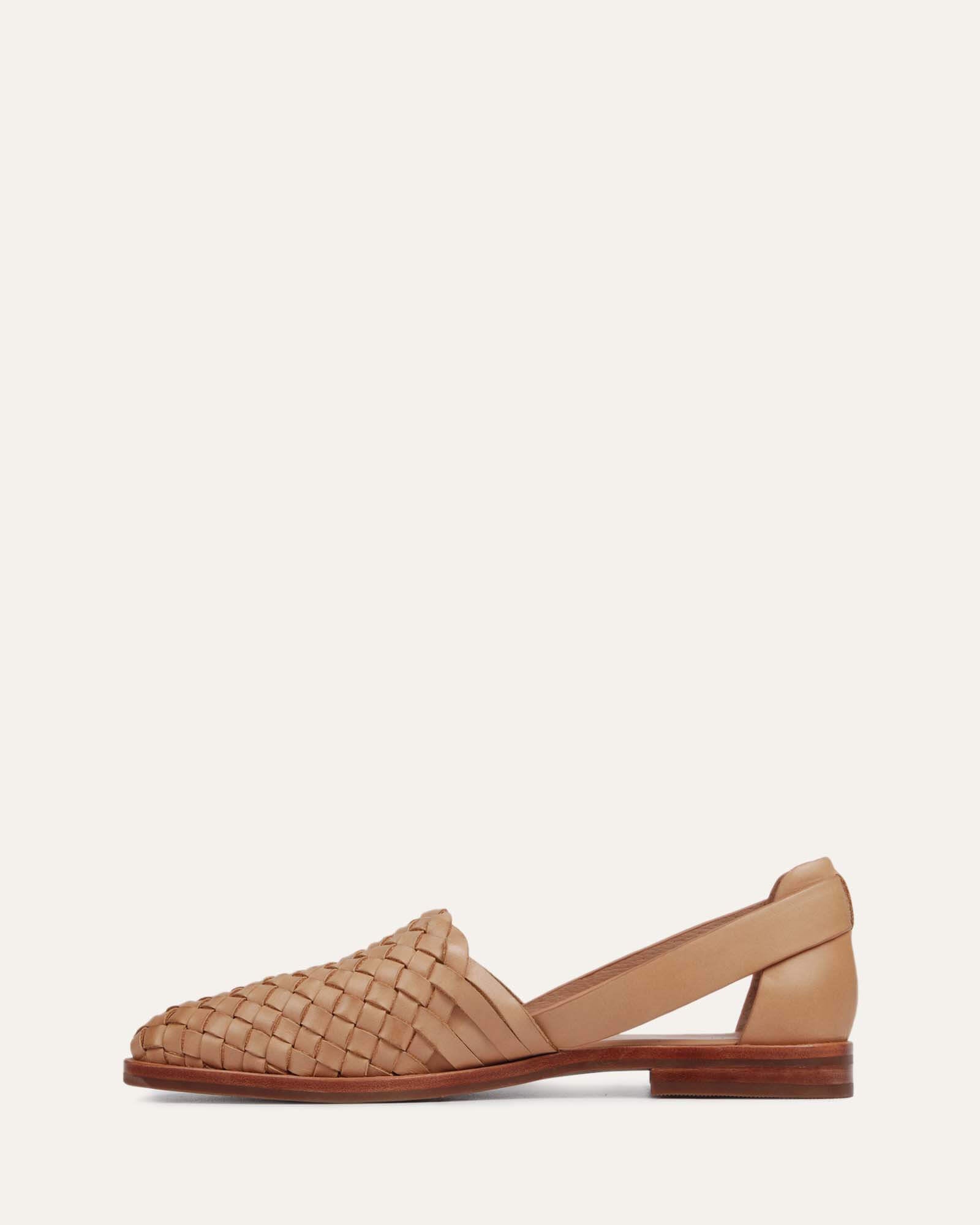 WISDOM CASUAL FLATS TAN LEATHER image