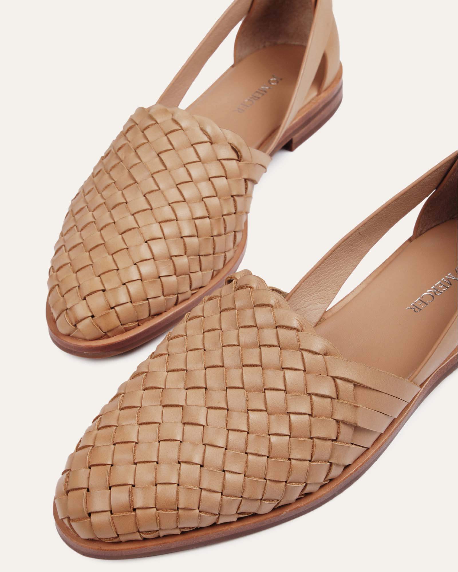 WISDOM CASUAL FLATS TAN LEATHER image