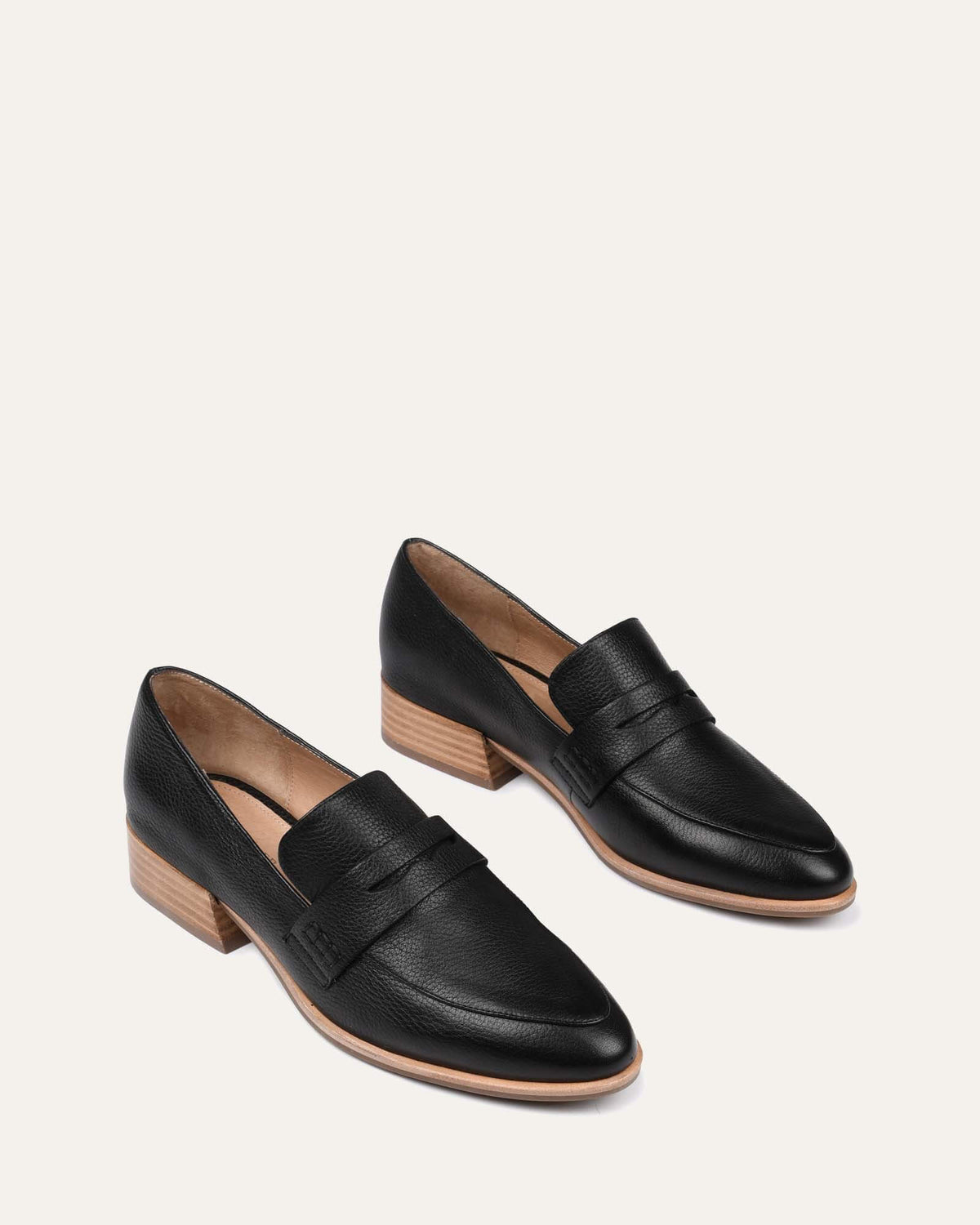 XENOS LOAFERS BLACK LEATHER