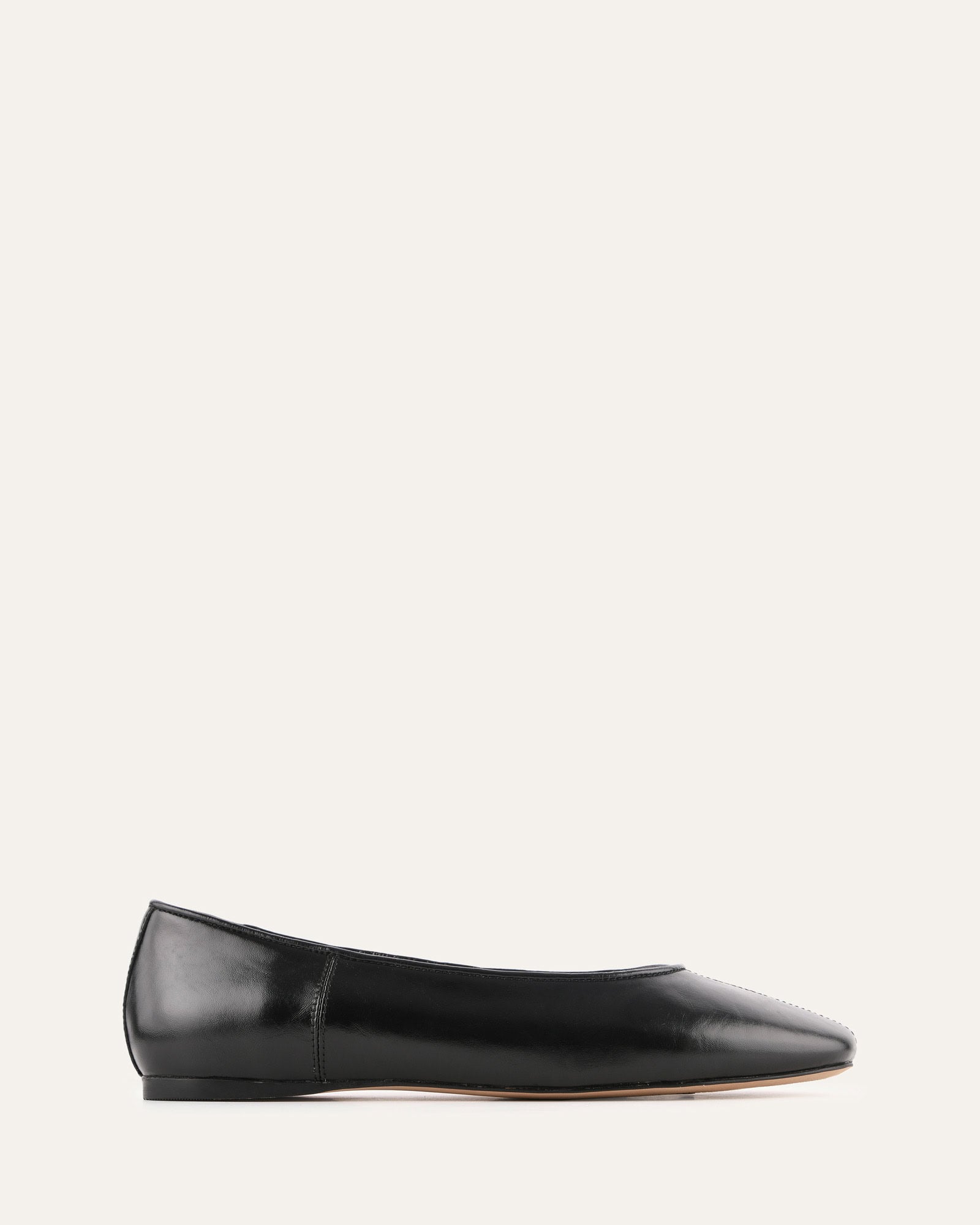 YARRA DRESS FLATS BLACK LEATHER image