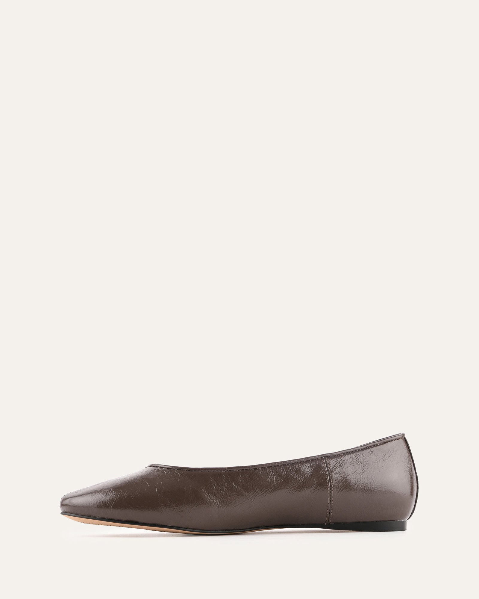 YARRA DRESS FLATS DARK RYE LEATHER image