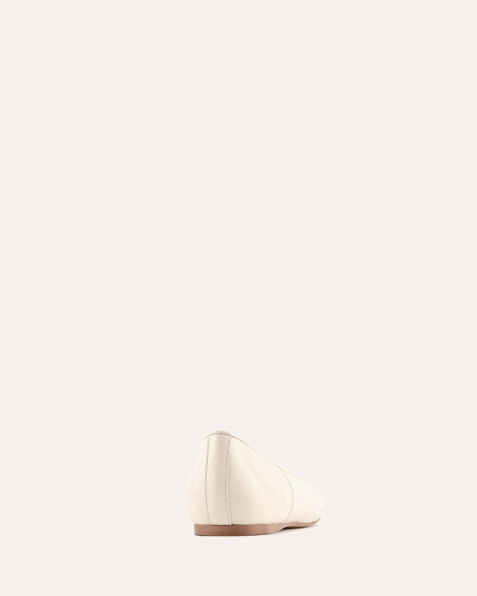 YARRA DRESS FLATS OFF WHITE LEATHER image