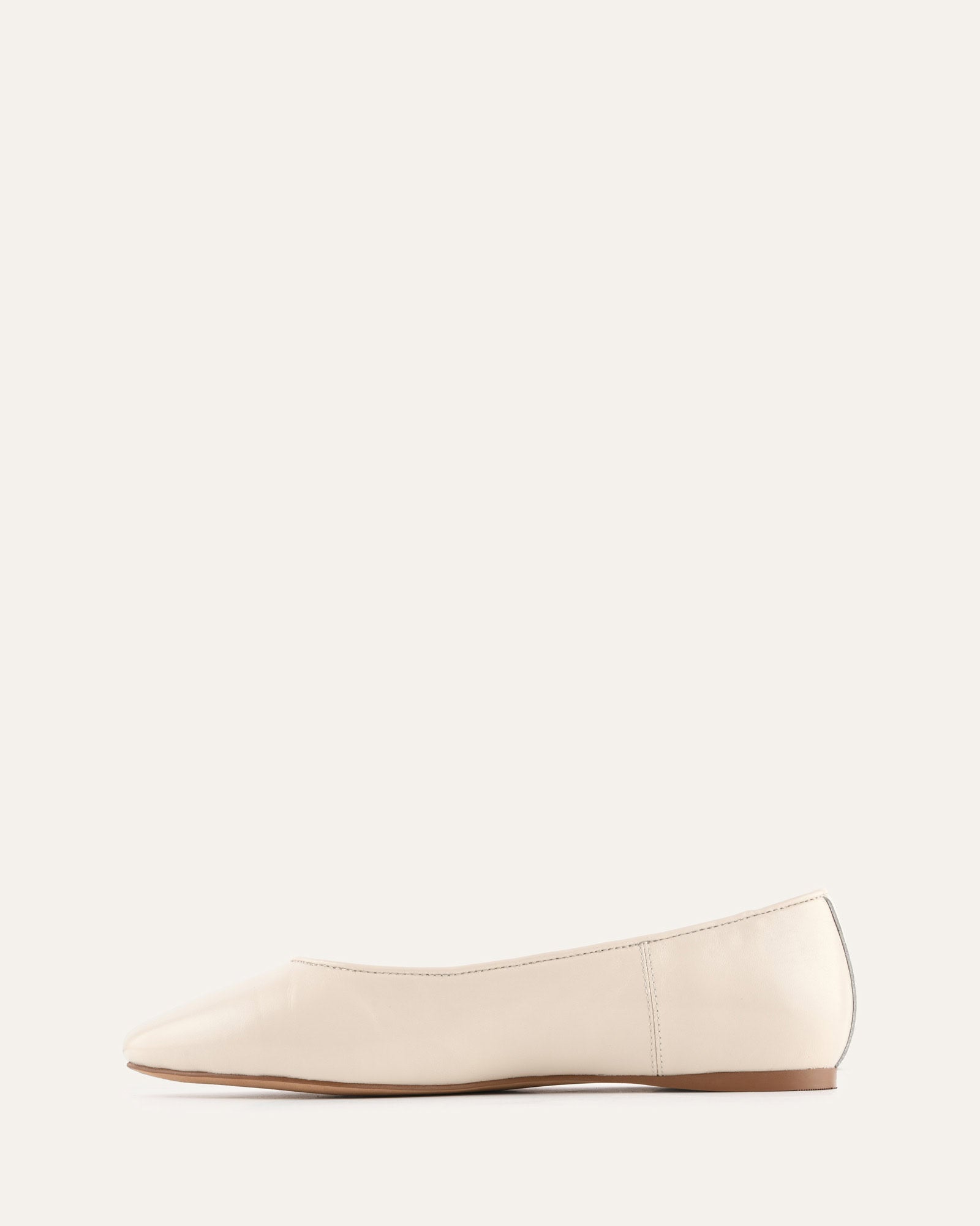 YARRA DRESS FLATS OFF WHITE LEATHER image