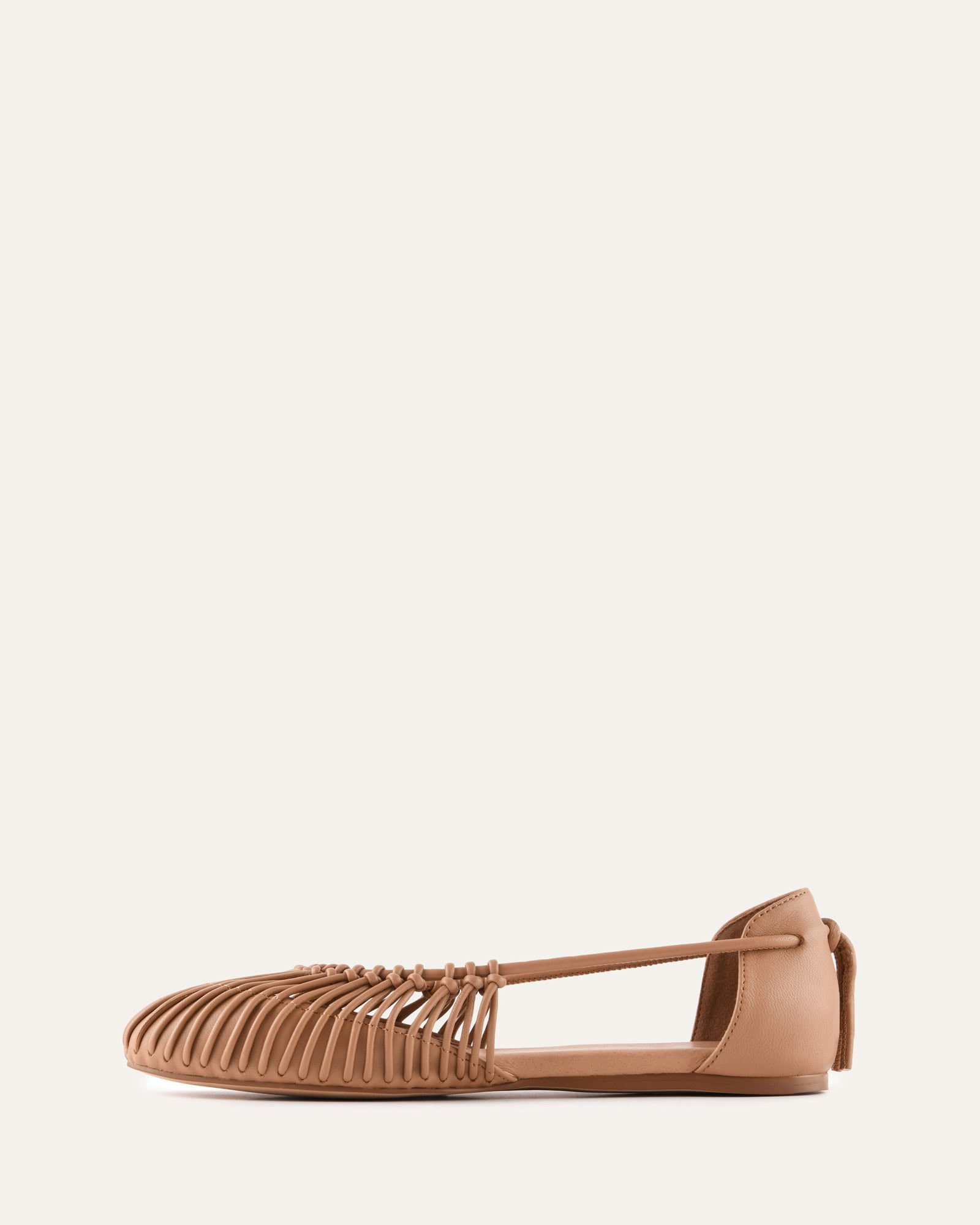 YUZU CASUAL FLATS TUSCAN TAN LEATHER image