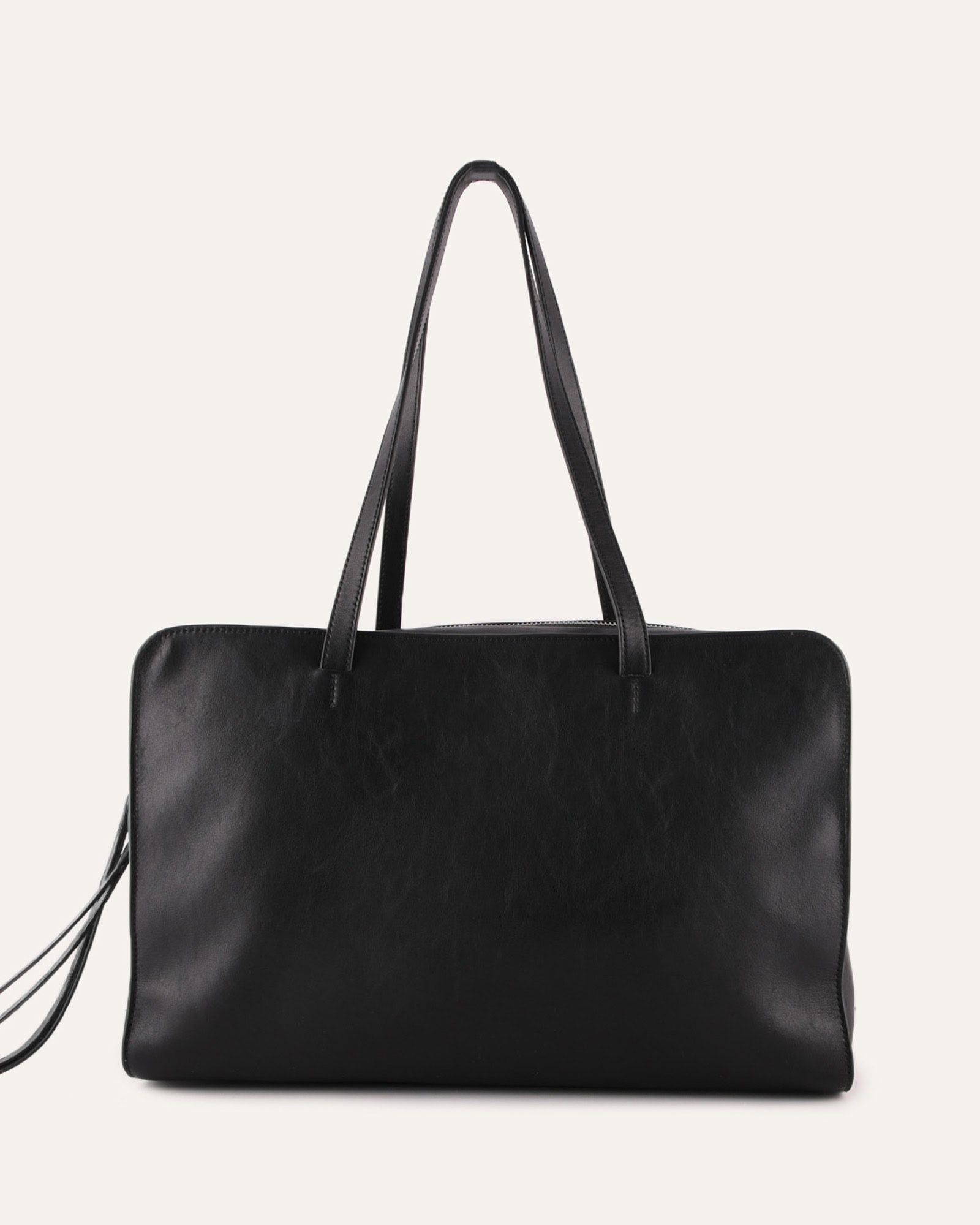 ZELIE SHOUDER BAG BLACK LEATHER image