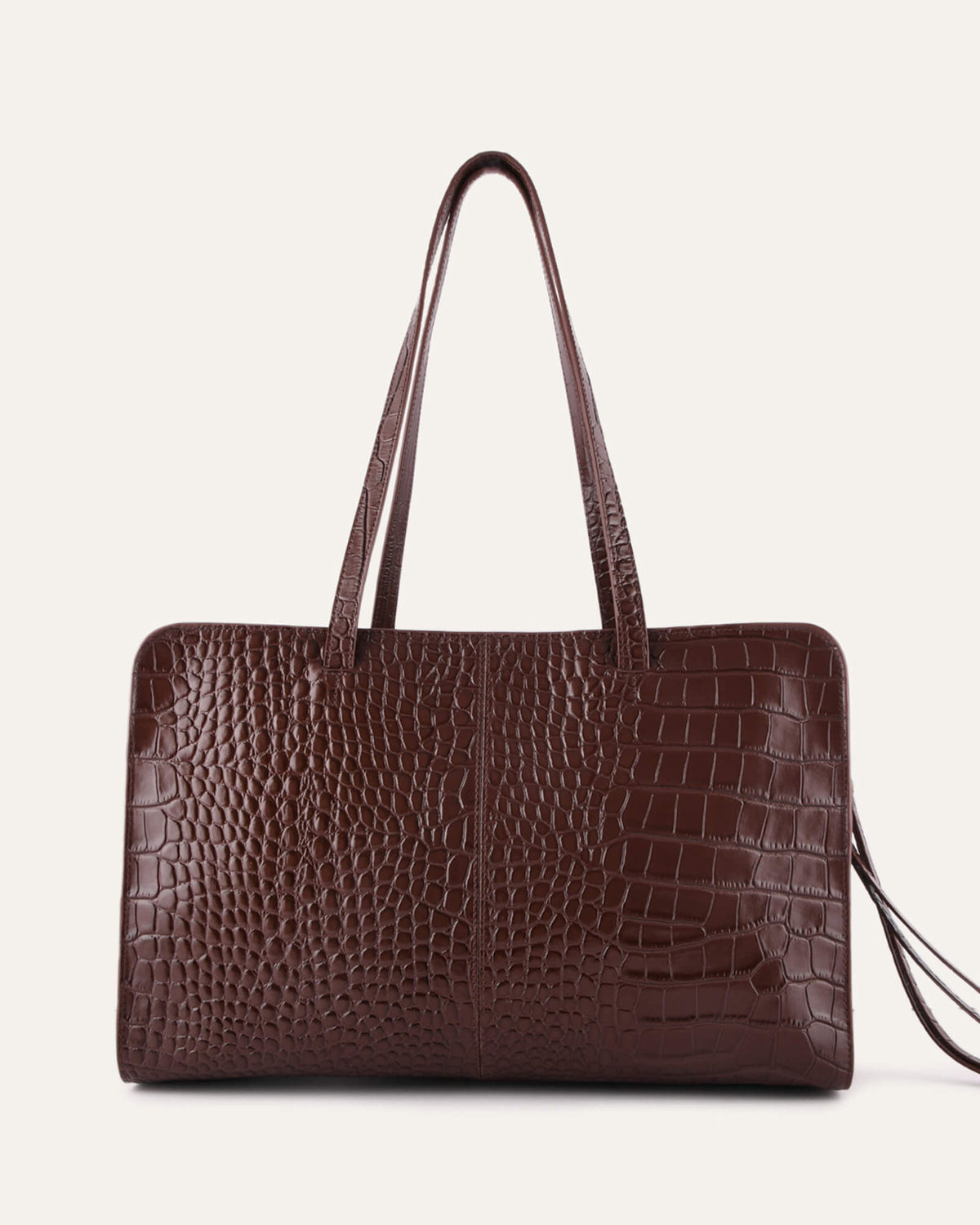 ZELIE SHOUDER BAG CHOCOLATE CROC