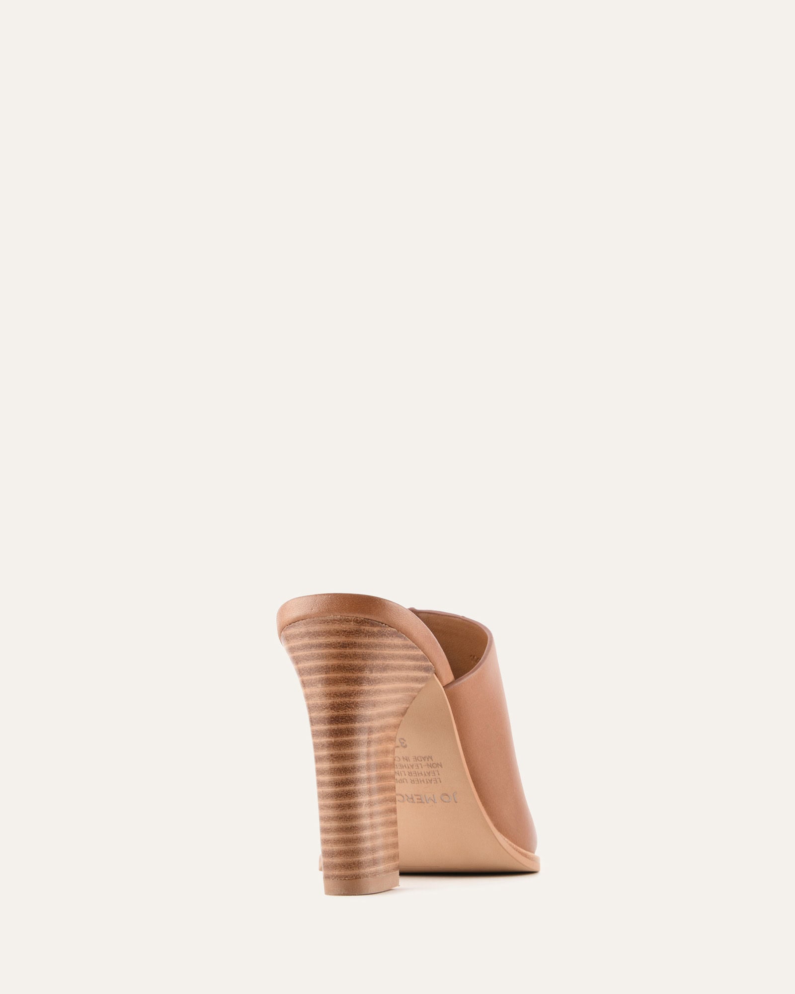 ZULU HIGH HEEL SANDALS TUSCAN TAN LEATHER - Jo Mercer