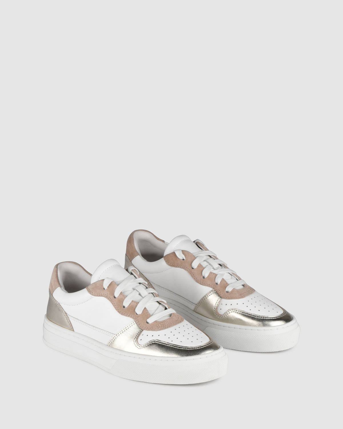CANYON SNEAKERS WHITE GOLD LEATHER