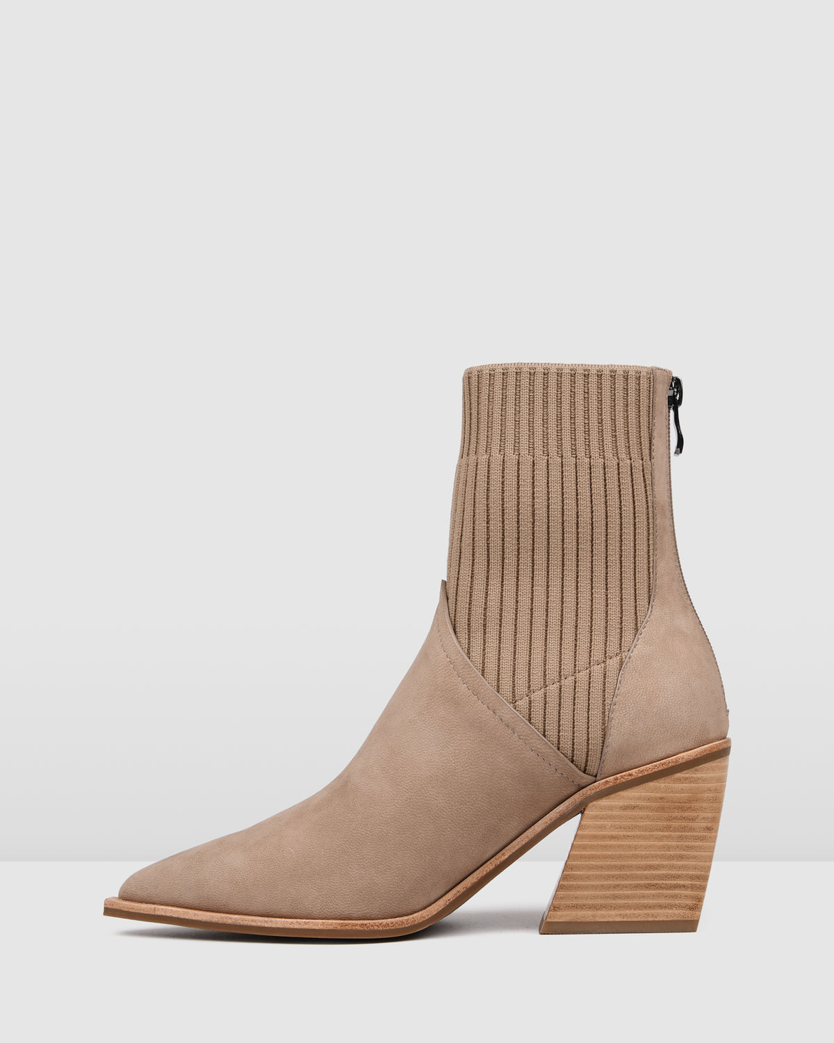 FADE MID ANKLE BOOTS TAUPE NUBUCK
