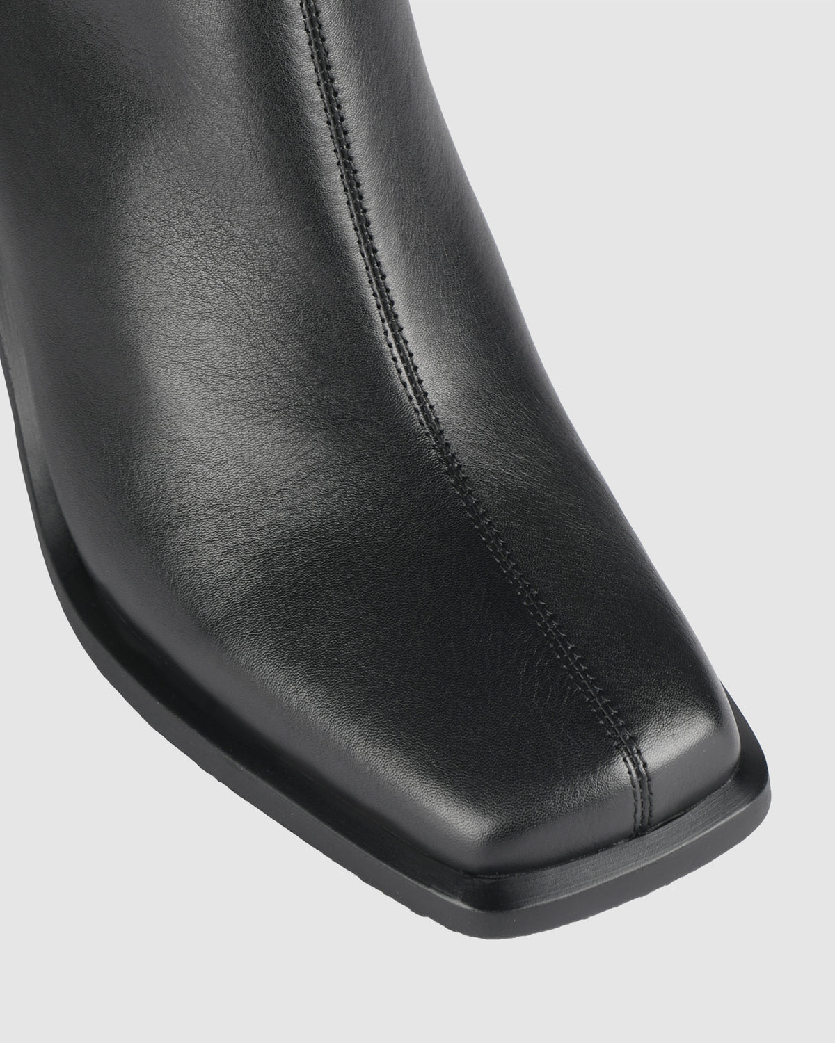 KING HIGH ANKLE BOOTS BLACK LEATHER