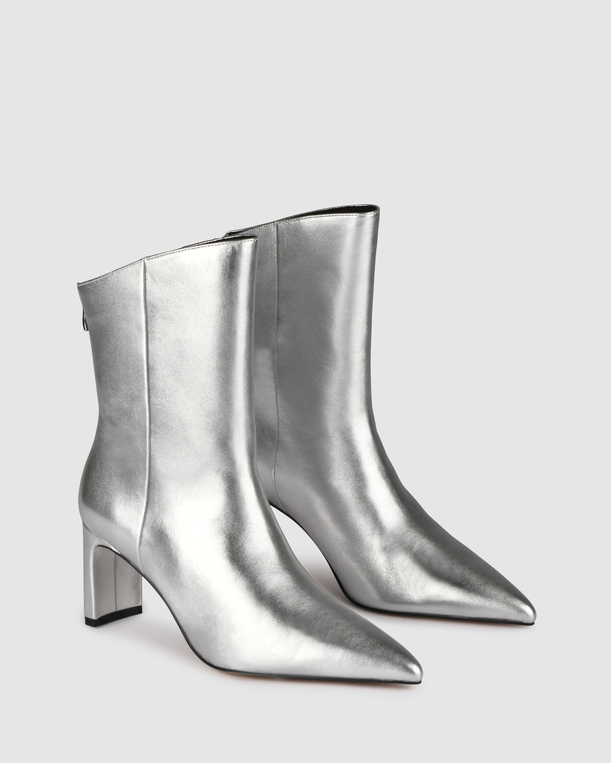 PEPPER CALF BOOTS SILVER LEATHER