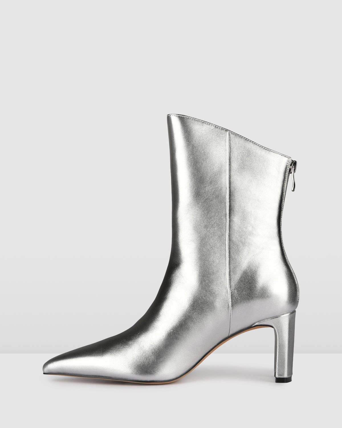 PEPPER CALF BOOTS SILVER LEATHER